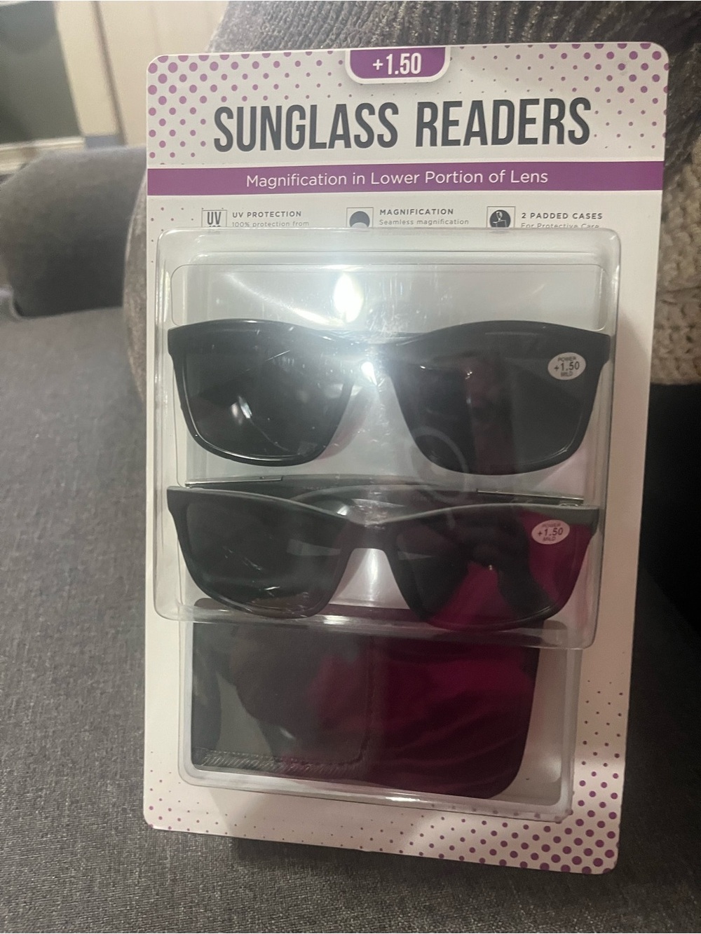 Women’s Sunglass Readers 2 pairs +1.50